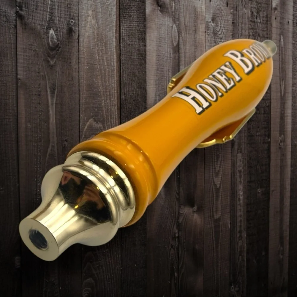 Honey Brown Lager Beer Tap Handle NIB!